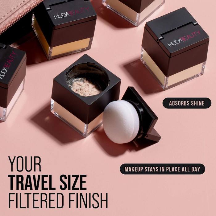 HUDA BEAUTY Baby Bake Mini Loose Powder Shade Cherry Blossom