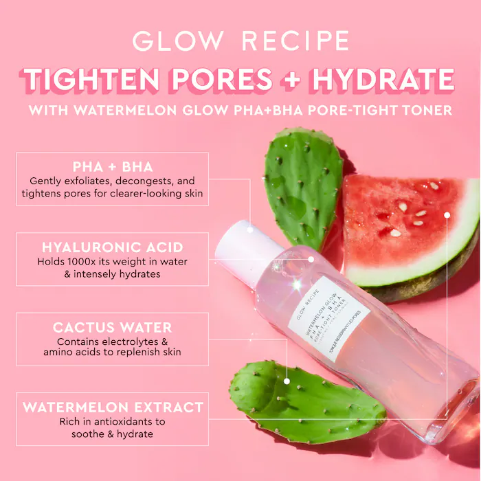Glow Recipe Mini Watermelon Glow PHA + BHA Pore-Tight Toner 40ml