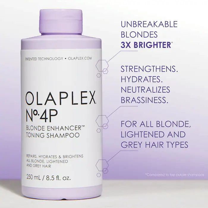 Olaplex No.4P Blonde Enhancer™ Toning Purple Shampoo