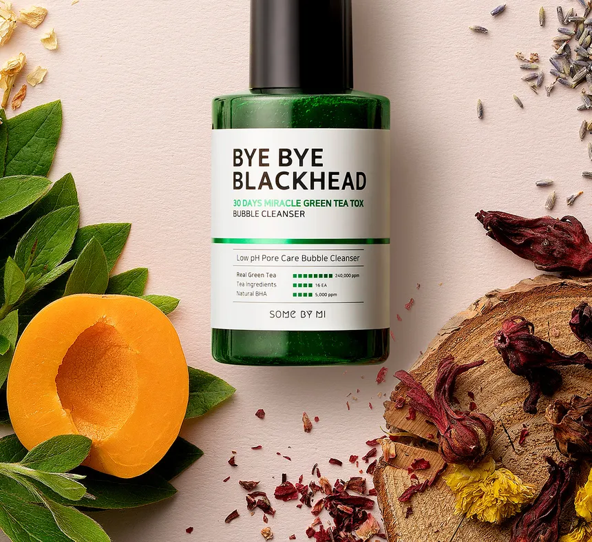 SOME BY MI Bye Bye Blackhead 30 Days Miracle Green Tea Tox Bubble Cleanser