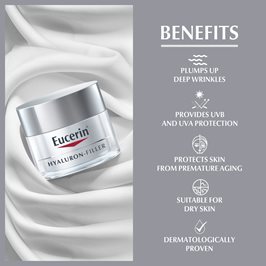 Eucerin Hyaluron-Filler Day Cream For Dry Skin
