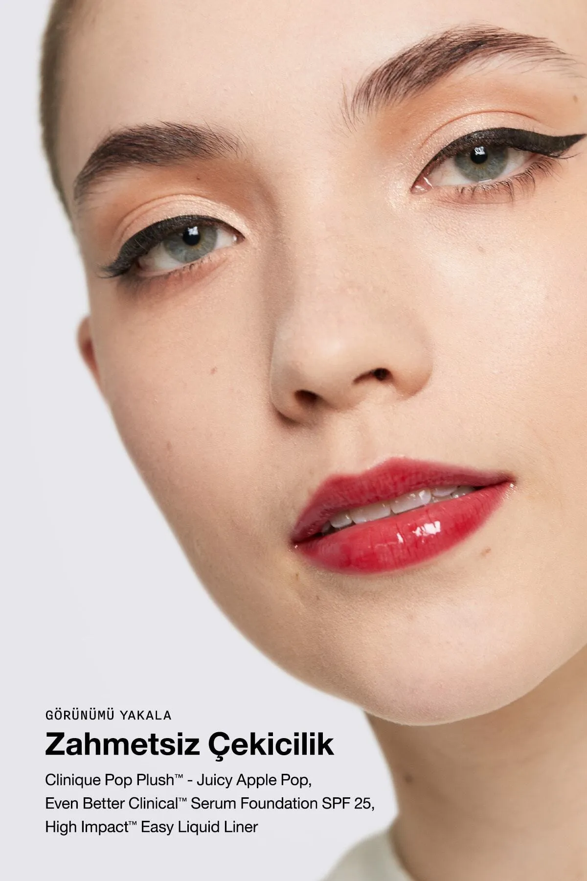 Clinique Pop Plush™ Creamy Lip Gloss shade : juicy apple pop