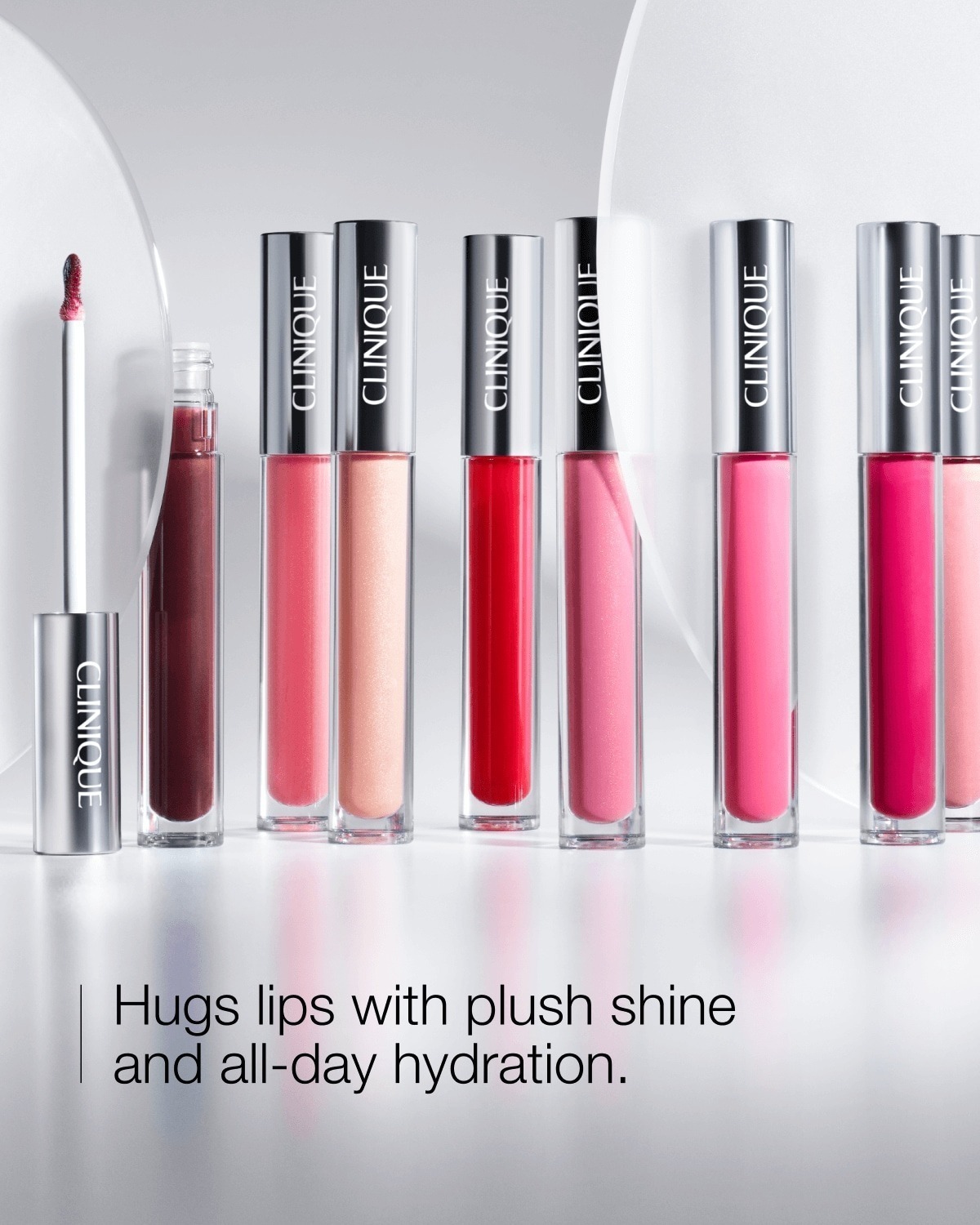 Clinique Pop Plush™ Creamy Lip Gloss shade : juicy apple pop