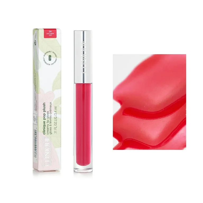 Clinique Pop Plush™ Creamy Lip Gloss shade : juicy apple pop