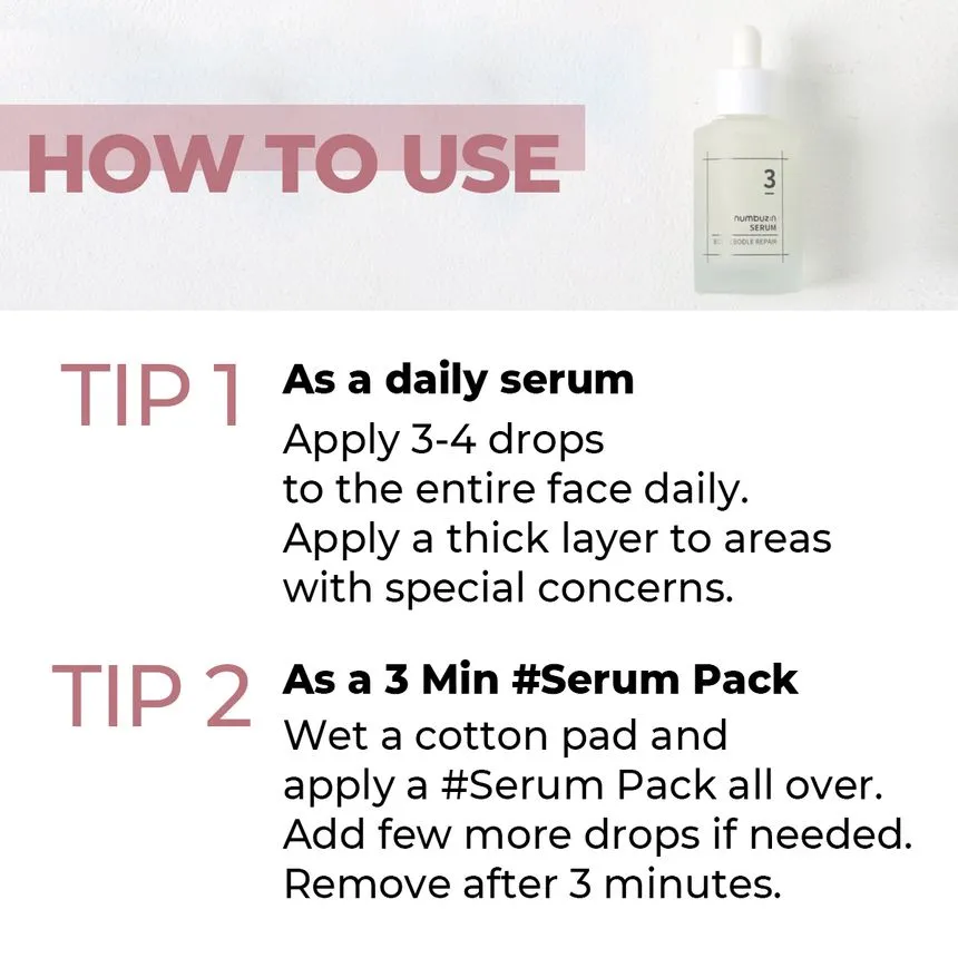 Numbuzin No. 3 Skin Softening Serum 50 ML