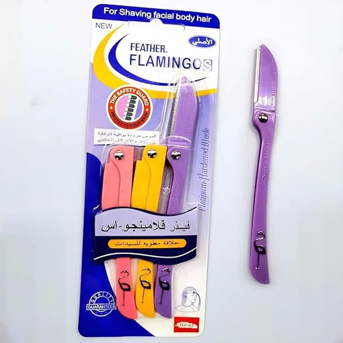 Flamingo Facial Razor Set