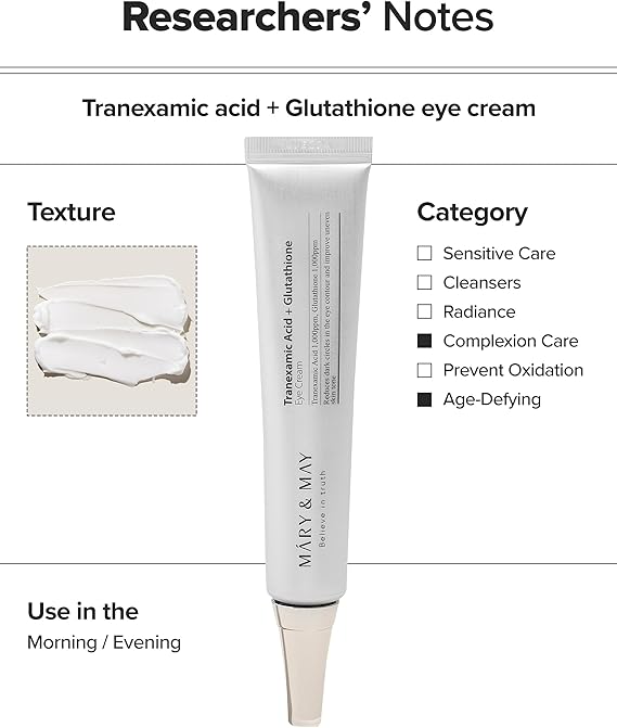 Mary & May Tranexamic Acid+ Glutathione Eye Cream