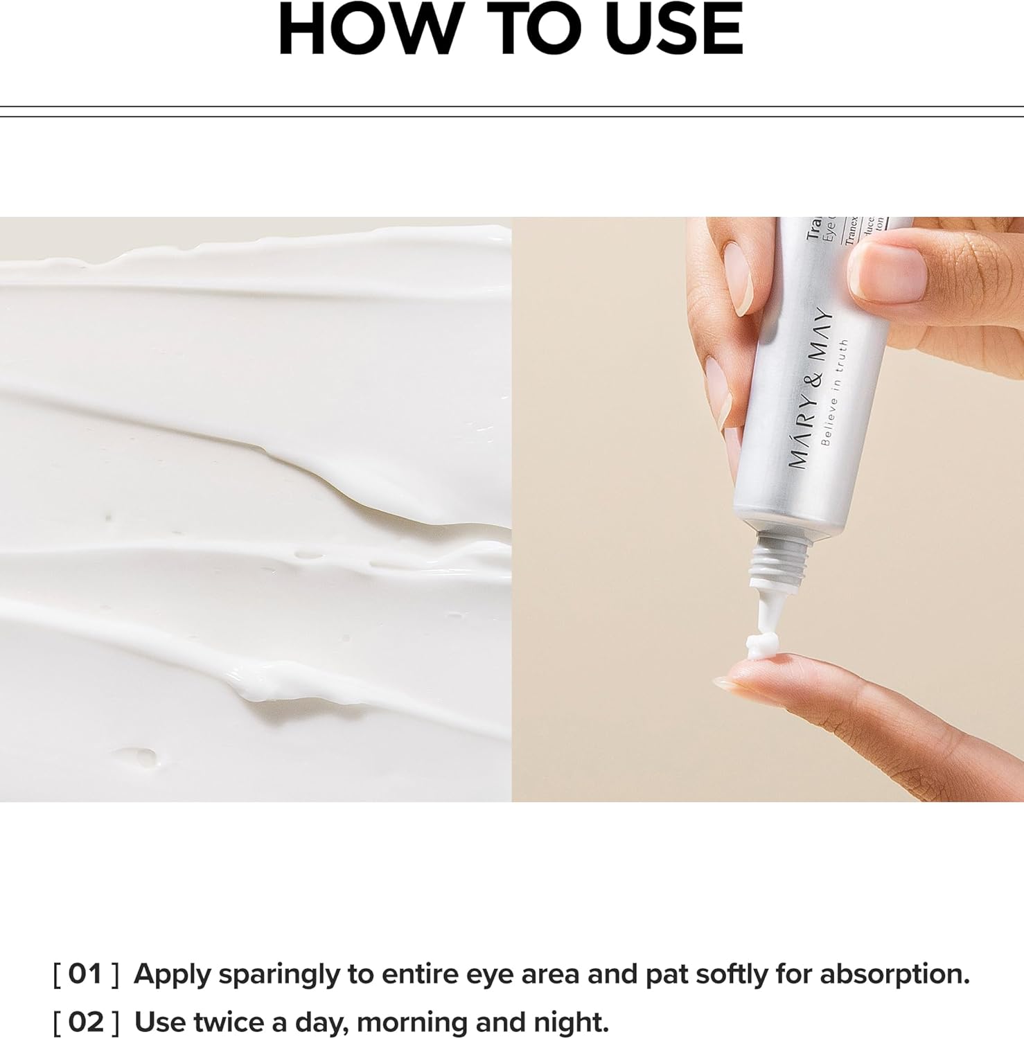 Mary & May Tranexamic Acid+ Glutathione Eye Cream