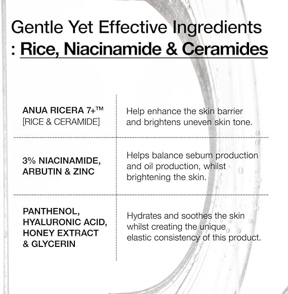 Anua Rice Ceramide 7 Hydrating Barrier Serum 50 ml