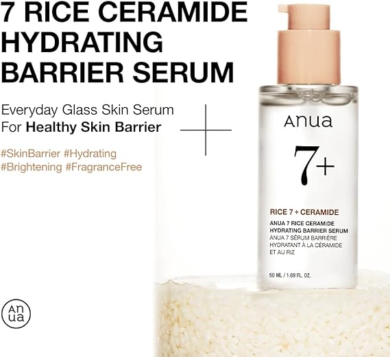 Anua Rice Ceramide 7 Hydrating Barrier Serum 50 ml