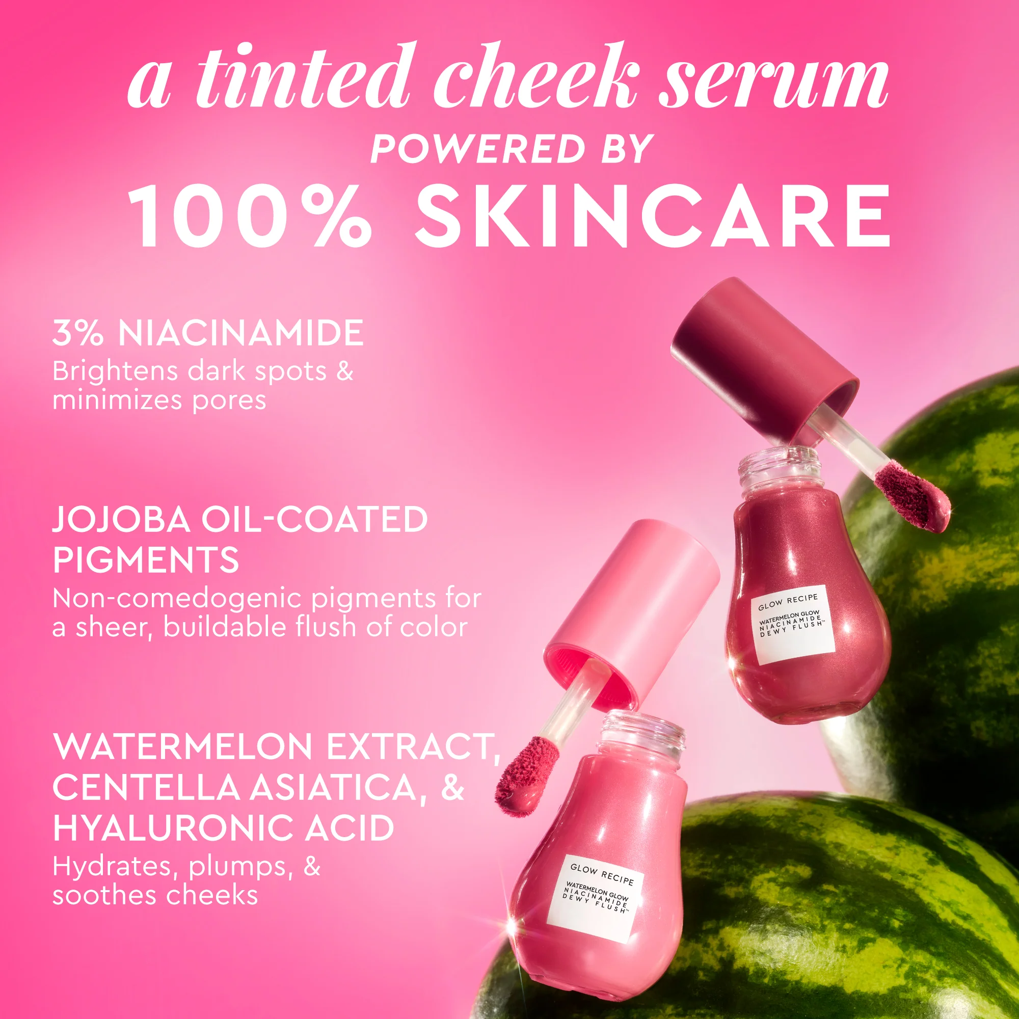 GLOW RECIPE Watermelon Glow Niacinamide Dewy Flush