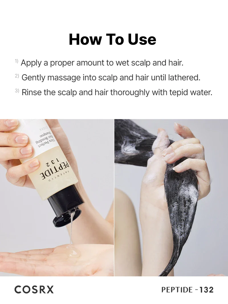 COSRX PEPTIDE-132 Ultra Perfect Hair Bonding Shampoo