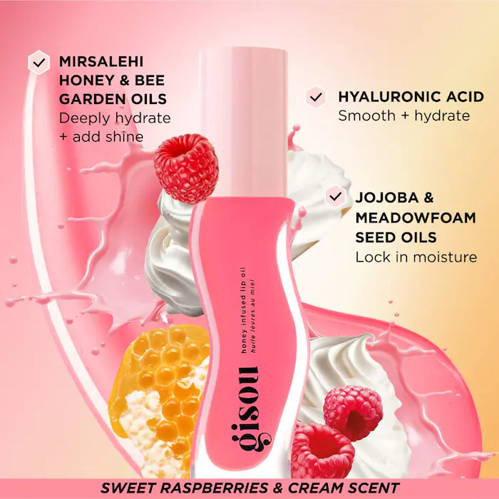 Gisou Honey Infused Hydrating Lip Oil