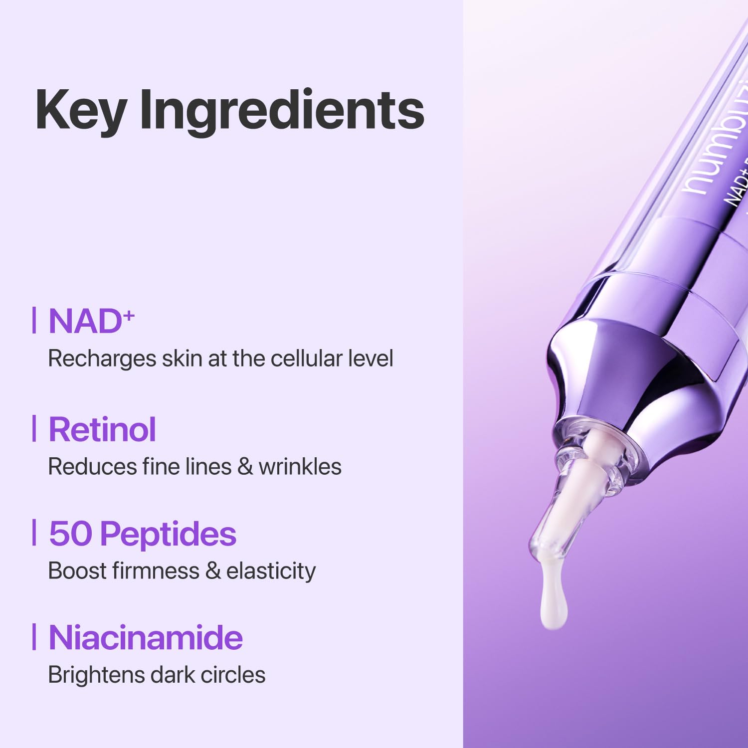 Numbuzin No.9 Eye Cream | NAD+ Retinol Volumetox Eye Serum
