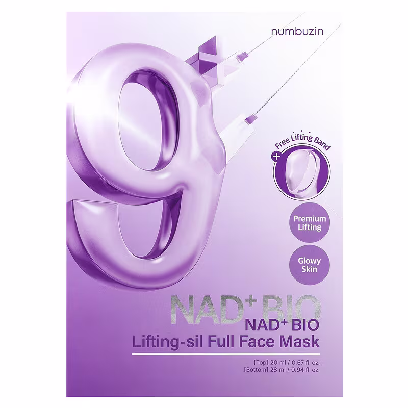 Numbuzin NAD+ Bio Lifting-sil Full Face Beauty Mask
